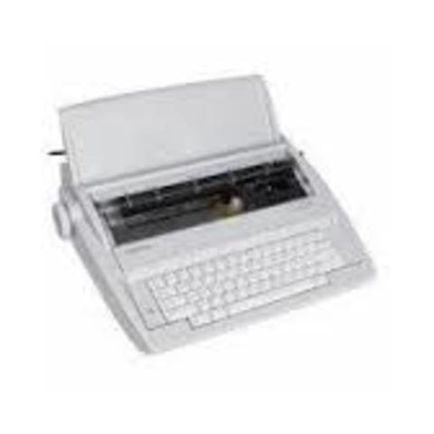 Las máquinas de escribir eran pequeñas y pórtatiles