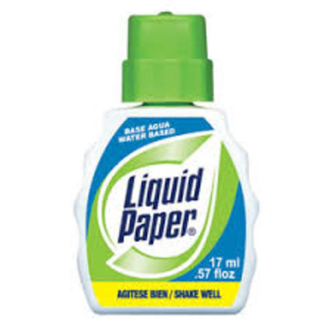Liquid paper
