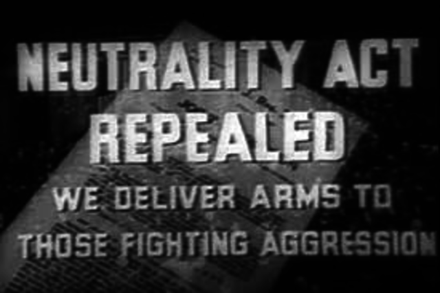 Neutrality Acts passed in the US