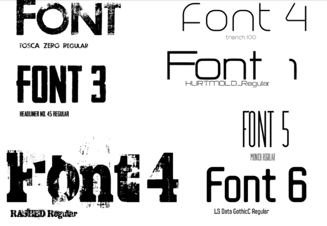 Fonts