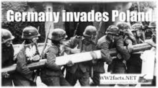 Germany invades  Poland - Beginnig of WW2