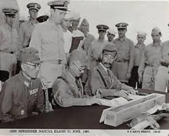 Japan surrrenders