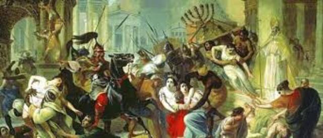 Vandals sack Rome