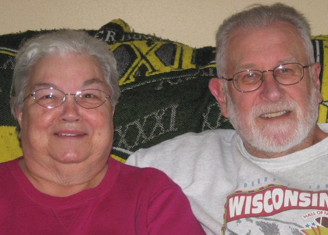 My grandma meets my grandpa.