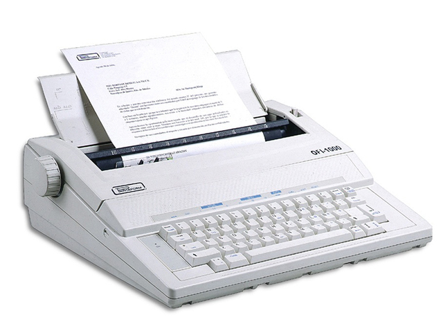 Las máquinas de escribir eléctricas