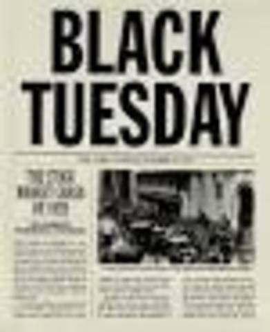 Stock Market Crash "Black Tuesday"