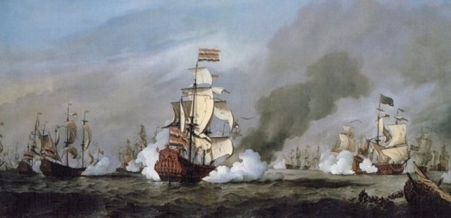 Admiraal De Ruyter voorkomt een Engelse invasie