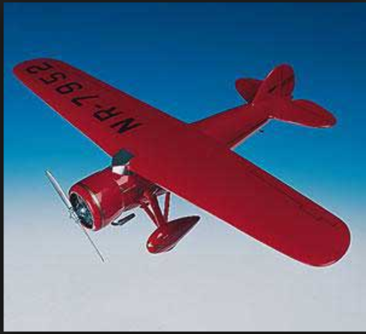 She sees her first airplane