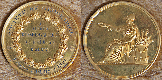 Awarded Société de Géographie Gold Medal