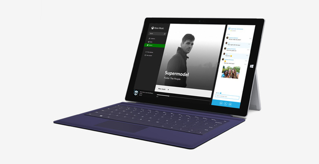 Tercera tableta-ordinador  de Microsoft (Surface Pro 3)