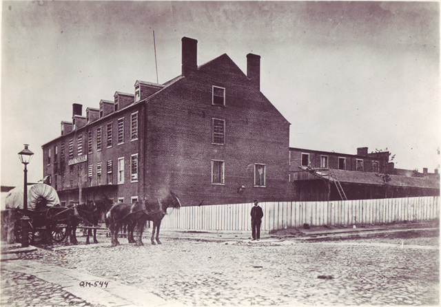 We enter the Prison in Richmond Virginia