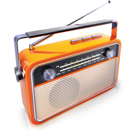 The radio was popular