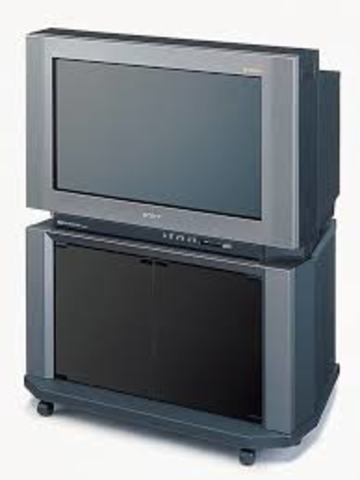 first flat screen tv
