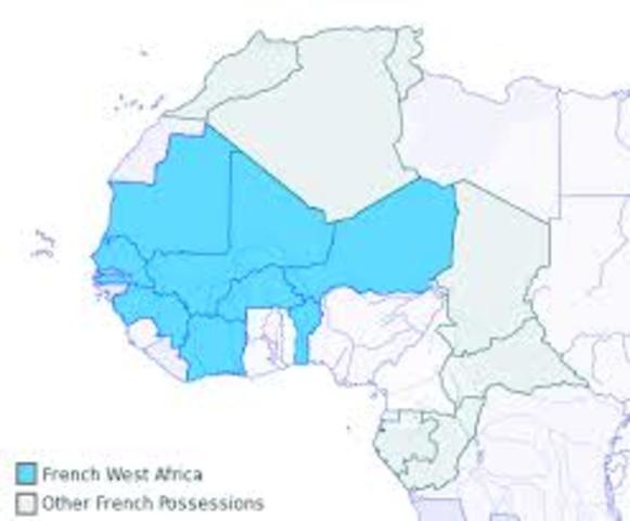 Creation of French West Africa
