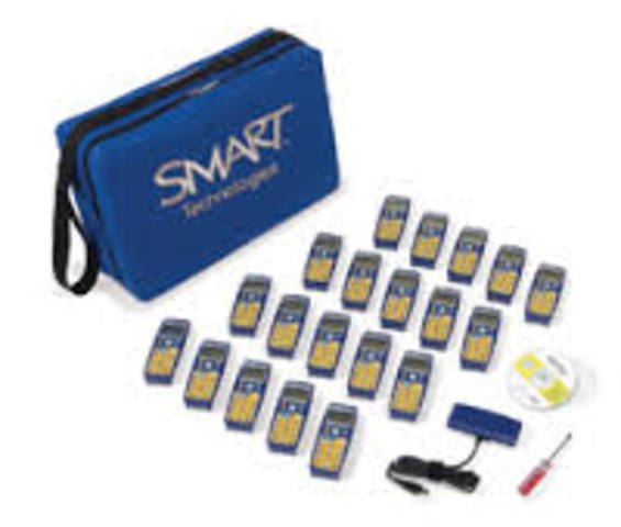 I won a set of SMART Senteo clickers