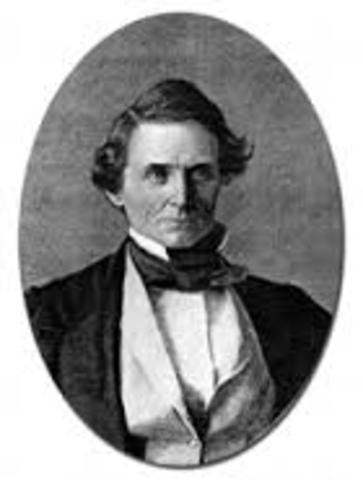 Jefferson Davis is named President