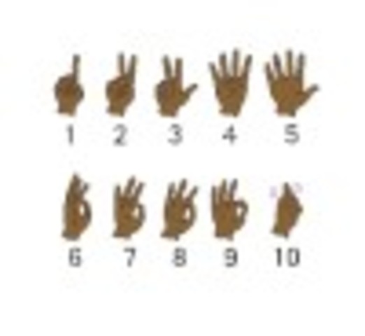 sign language number