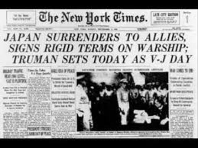 VJ - Japanese Surrenders