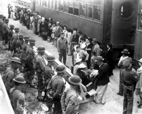 Relocation of Japanese Americans to camps