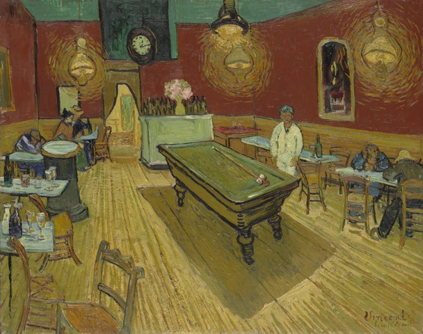 Vincent Van Gogh. Natcaféen. (postimpressionisme)
