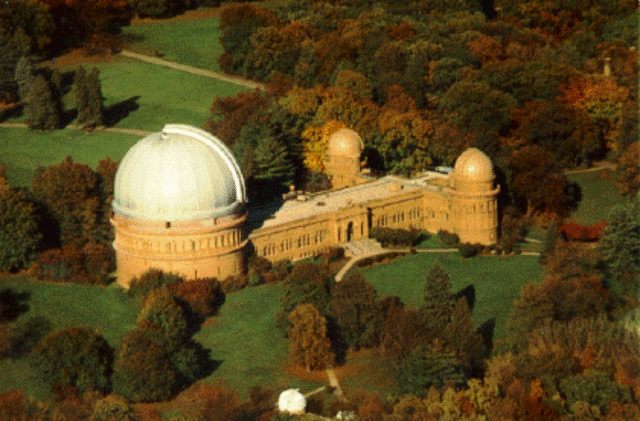 the Yerkes Observatory is built