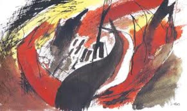 Tom Kristensen. Ulykken (ekspressionistisk)