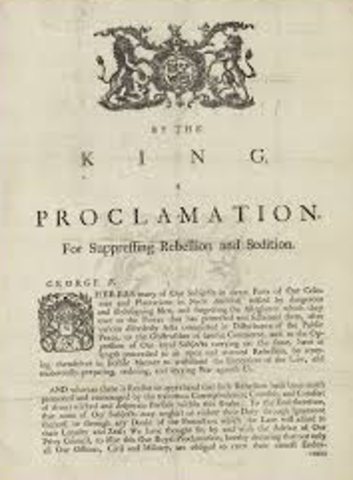 Proclamation Act