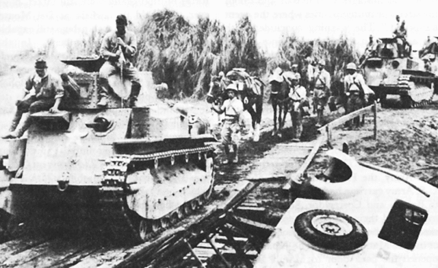 Japanese troops begin the main invasion of Luzon