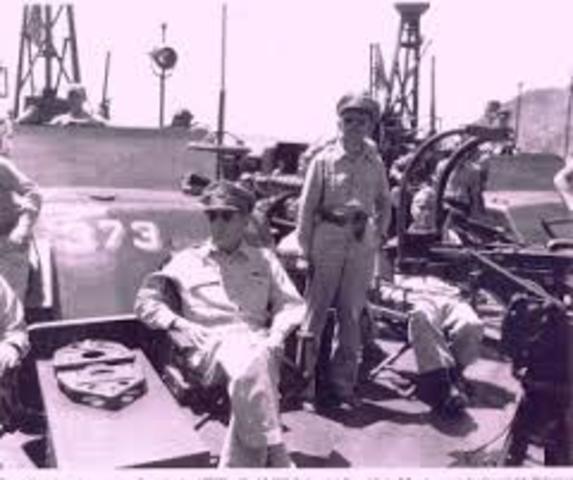 Gen. MacArthur leaves Corregidor and flew to Australia