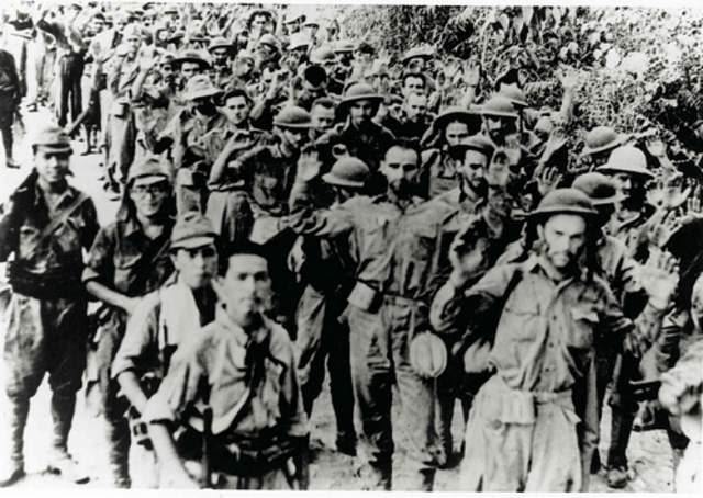 Bataan Death March begins as 76,000 prisoners are forced to walk 60 miles under a blazing sun without food or water toward Camp O'Donnell, resulting in over 10,000 Filipino and 600 American deaths