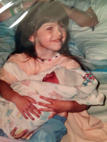 My brother, Hunter, was born