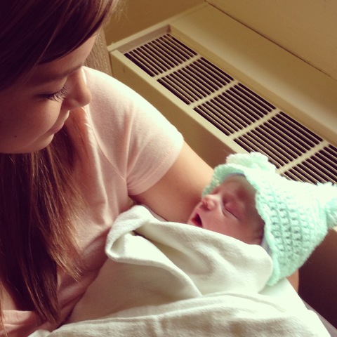 My little cousin and best pal, Lizzie, was born!