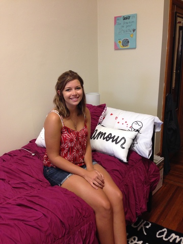I moved away from home and into my college dorm at Seton Hill