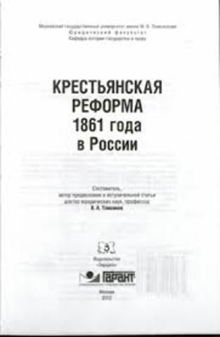 1861 The Emancipation of Russian Serfs