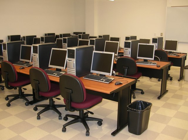 Traditional computer labs become a thing of the past as schools opt for more authentic learning environments.