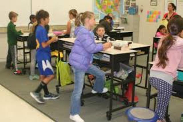 Pilot classrooms use alternative classroom designs