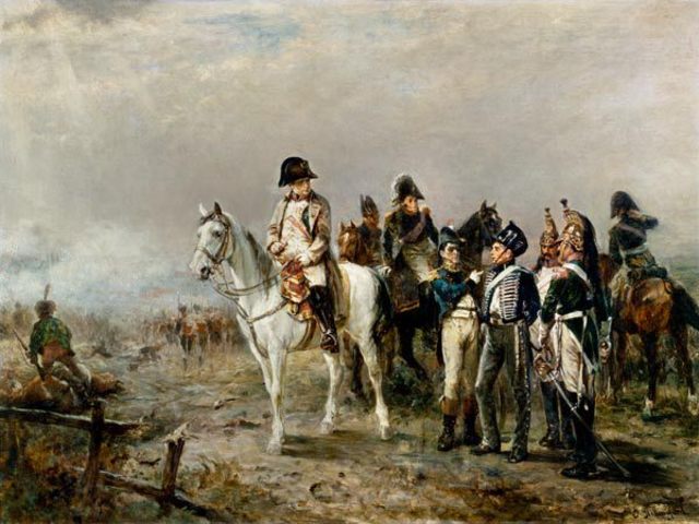 Napoleon was defeated at Waterloo, and was exiled to St. Helena