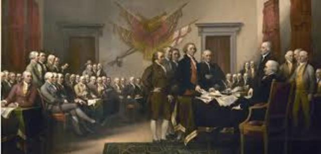 la déclaration d'indépendance du 4 juillet 1776