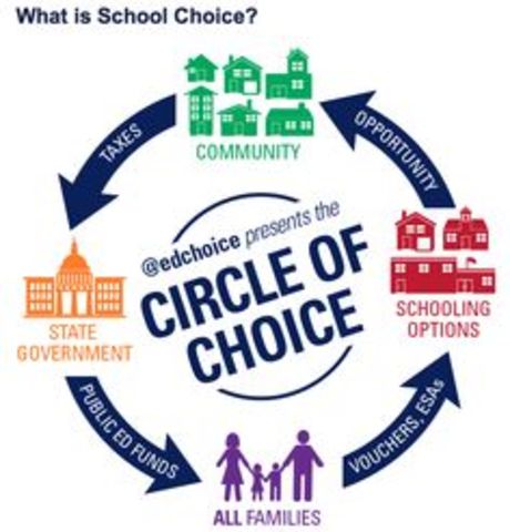 MOST IMPORTANT: School Choice Movement (Approximate Year)