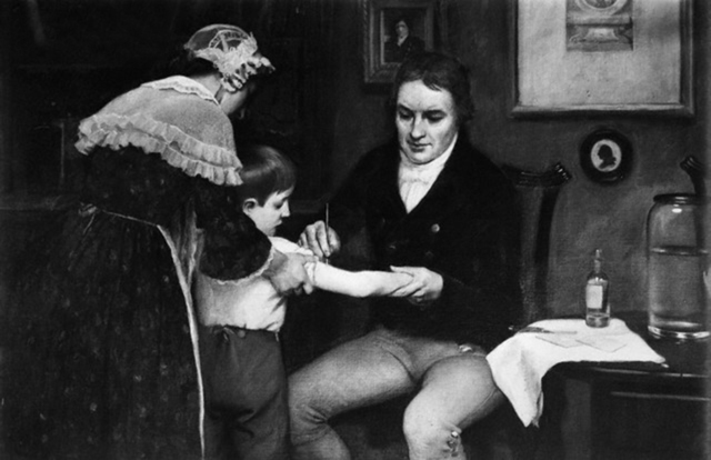 Vacunación contra la viruela. Edward Jenner.