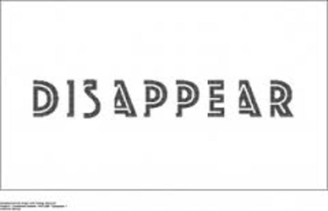 Dissapearence