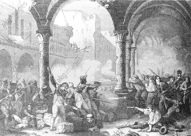 1er siège de Saragosse.