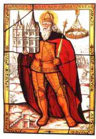 Charlemagne is King of the Franks