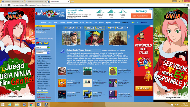 Clasificación de Juegos Serios