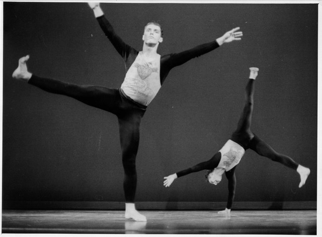 Steve Paxton performs with Cunningham Co.