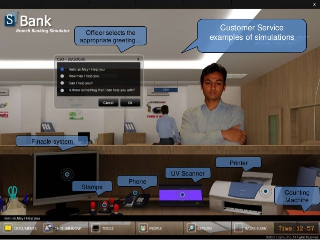 Juego instructivo para empleados Citibank