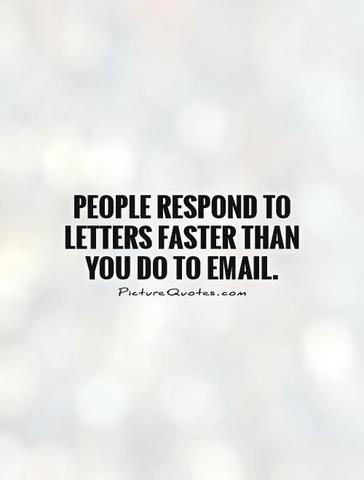 family wanting him to write them