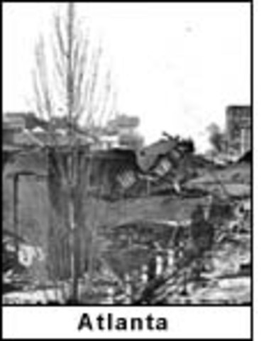 Union Gen. William T. Dherman burns Atlanta, GA. to the ground and begins his March to the Sea