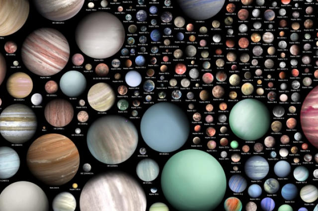 The Kepler space telescope has discovered many exoplanets.
