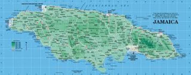 Simon Bolivar goes to exile in jamica